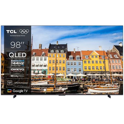 TCL 98QLED810K 98" (245 cm) QLED TV, 4K UHD, HDR, Smart TV, Dolby Atmos, Google TV, 120 Hz, 2025