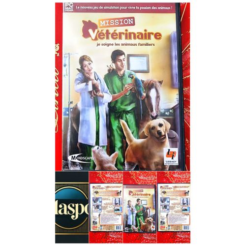 Mission Vétérinaire - Jeu Pc Simulation Éducative Pour Enfants - Audio Français - Vendu Par Blaspo Fr
