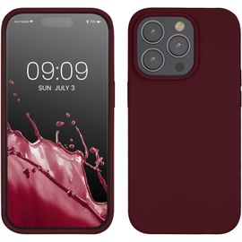 Coque Slim Antichoc Compatible Iphone 14 Pro ¿ Finition Douce Antidérapante & Découpes Précises ¿ Bordeaux Violet