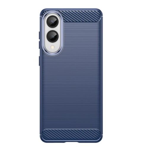 Coque pour Samsung Galaxy S25 Edge,Technologie de Sérigraphie Protection TPU Housse Étui Samsung Galaxy S25 Edge - Bleu