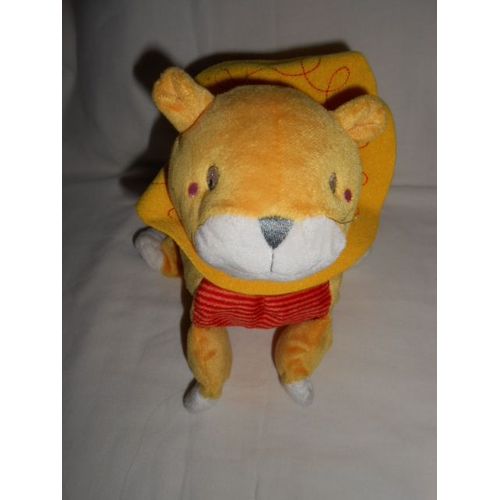 Peluche Doudou Lion Tigre Felin Jungle Orange Rouge Jaune Lejon Barnslig Leion Ikea 22 Cm