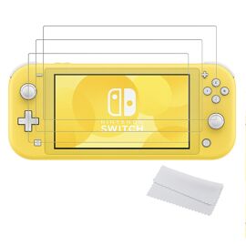 3 X Verre Trempé pour Nintendo Switch Lite - Protection Écran Haute Résistance 9H + Lingette Microfibre - Anti-Rayures, Anti-Traces - Straße Game