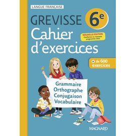 Français 6e Grevisse - Cahiers D'exercices
