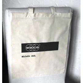 Sac en tissu Woco Michelin AVS Hauteur 43 cm Largeur 37,5 cm longueur des anses 38,5 cm .