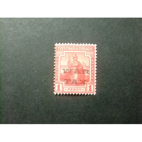 51 Trinidad, Tobago, Colonie Britannique 1917-1918 / Taxe De Guerre Britannia / Yvert 98 Mh