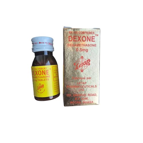 Dexone Dexamethasone 0.5mg/Tablets 