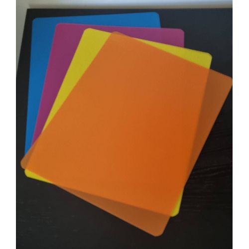 Lot De 4 Ffeuilles A4 Plastiques