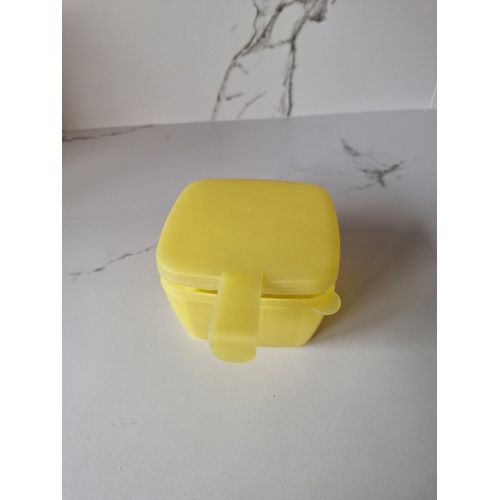 Boite Carrée Tupperware Jaune
