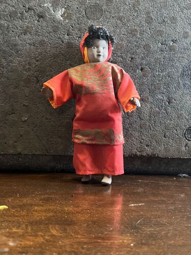 Poupée En Porcelaine Senegalais