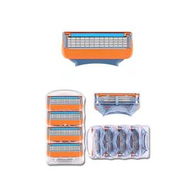 Lot De 4 Lames De Rechange Gillette Fusion 5 - Lames Sensibles À 5 Couches Pour Un Rasage En Douceur, Installation Facile 