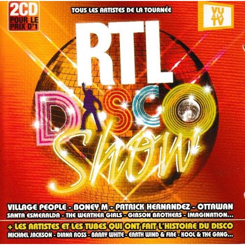 Rtl Disco Show. Édition Collector 2cd Set 40 Titres Disco (P) 2008 Compilation ®Sony Bmg Music Entertainment ©®Sony Bmg Strategic Marketing «1ère Version Box Set Super Jewel Case Clear» Cd Rare Épuisé