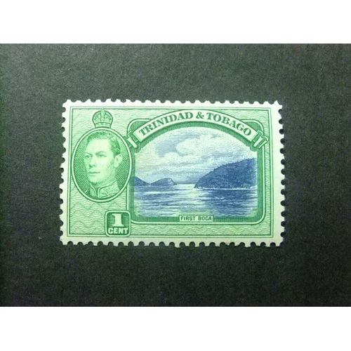 51 Trinidad, Tobago, Colonie Britannique 1938-1944 / Premier Boca, Roy George V / Yvert 138 Mh