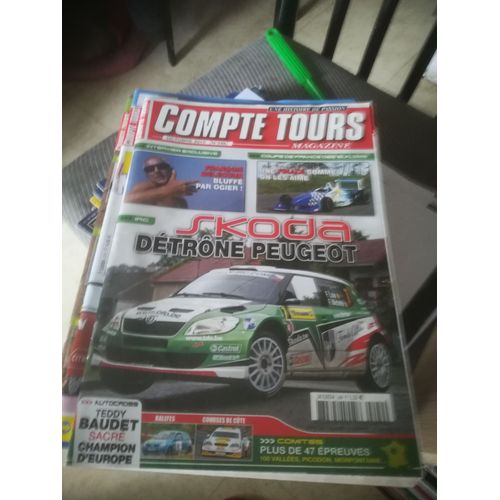 Compte Tours 249 De 2010 Delecour,Mont Blanc,Team Petit,Twingo F2000
