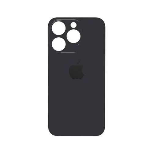 Vitre Arrière Iphone 14 Pro Noir Face Arrière Big Hole Logo