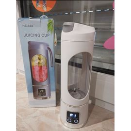 Mixeur portatif blanc sur batterie 