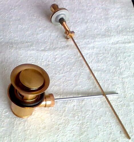 BONDE EN LAITON AVEC TIRETTE POUR LAVABO