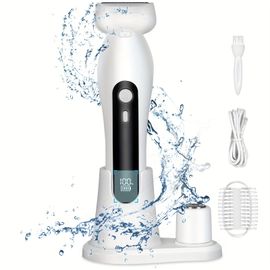 Épilateur Électrique Femme 2-En-1 Rechargeable Usb - Noir (Tête Double & 100 Min D'Autonomie)