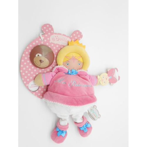 Les Bouilles De Doudou Ma Princesse Doudou Et Compagnie Dc2291 Dc 2291 Blonde Rose Ruban Bleu Dentelle