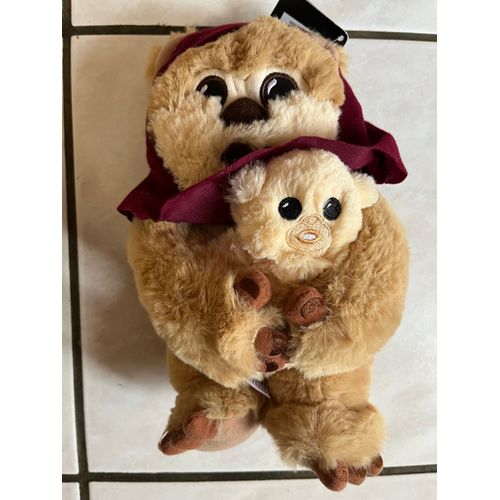 Peluche Star Wars "Maman Ewok et son bébé"