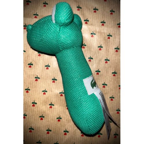 Doudou Hochet Crocodile Lacoste Jouet Éveil Bébé 