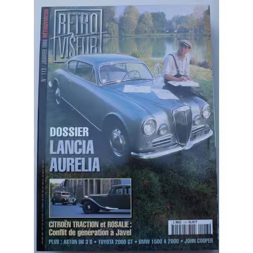 Retroviseur 113 De 1998 ,Nash Rambler Custom,Cooper,Aston Martin Db3s,Toyota 2000 Gt,Lancia Aurelia Gt B20s,Citroen 7 Ua,11 Bl Traction Avant,Porsche 912 Targa