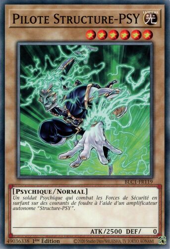 Yu Gi Oh Blc1 Fr119 Pilote Structure-Psy