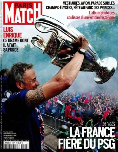 Psg Paris Saint Germain_Luis Enrique_Ldc_...Paris Match # 3970 # 5 Juin 2025