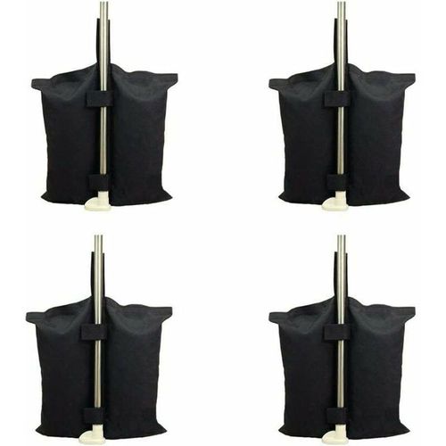 Sac de lestage robuste de qualit industrielle avec coutures doubles pour auvent de tente dpliable Noir