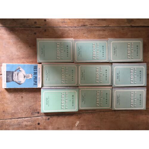 Oeuvres De Maurice Thorez 9 Tomes + "Fils Du Peuple"