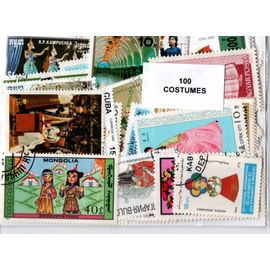 Lot Timbres Thematique " Costumes "