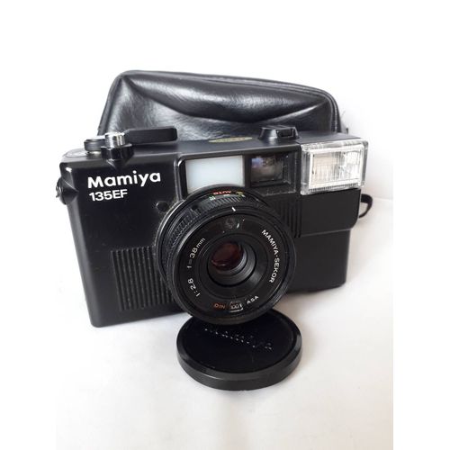 MAMIYA 135EF APPAREIL COMPACT ARGENTIQUE OBJECTIF SEKOR 38mm 2.8