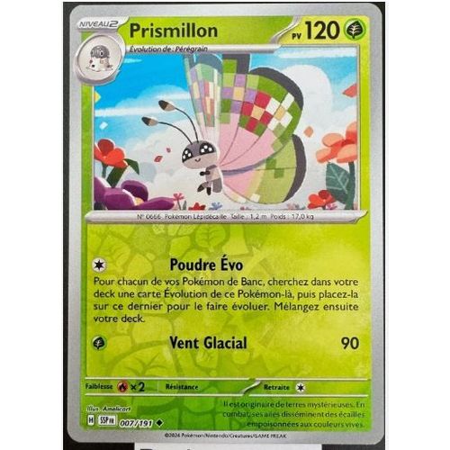 Pokémon Prismillon Reverse 007 / 191 Ev8 Etincelles Déferlantes