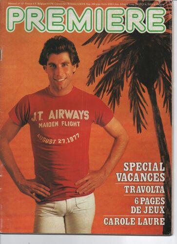 Magazine Première N°30 - John Travolta