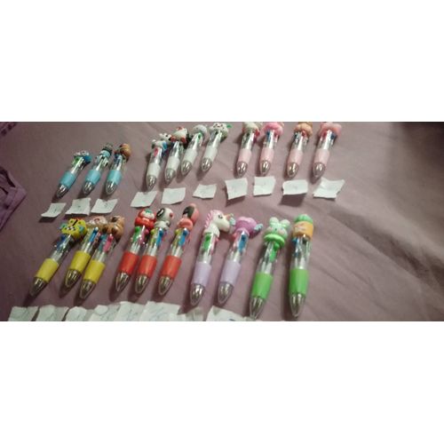 21 Stylos 4 Couleurs Avec Personnage Disney