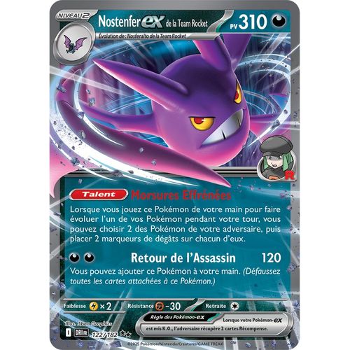 Nostenfer Ex De La Team Rocket - 122/182 - Rivalites Destinees