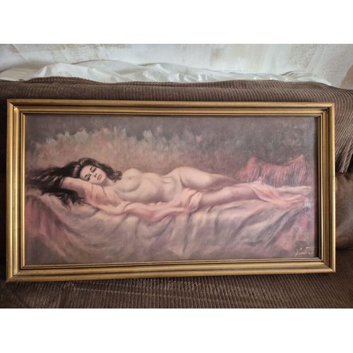 Tableau Femme Nue Dites "Monique" De Larry Vincent Garrison.