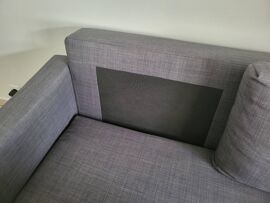 Vente canapé gris foncé ikea