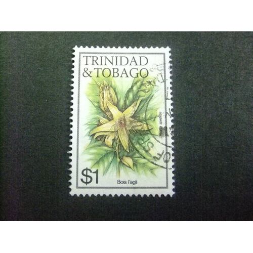 51 Trinidad, Tobago 1983 / Flores Fleurs Ryania Speciosa / Yvert 493 Fu