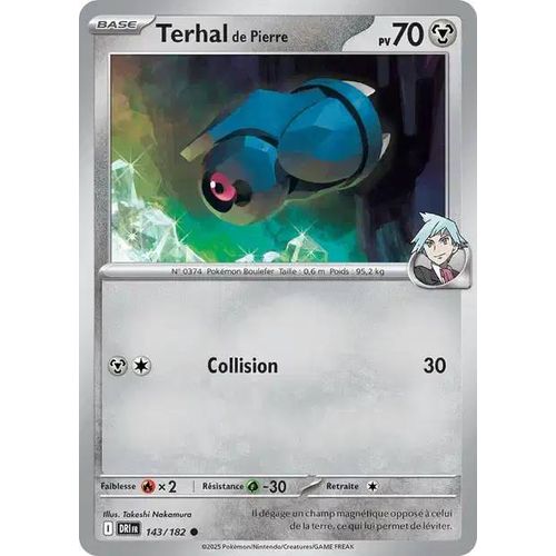 Carte Pokémon - Terhal De Pierre - 143/182 - Ev10 Rivalités Destinées