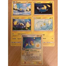 (3443) 4x Loupio + Lanturn (Pokemon) 