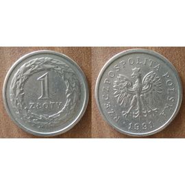 Pologne 1 Zloty 1991 Piece Aigle Zlotych