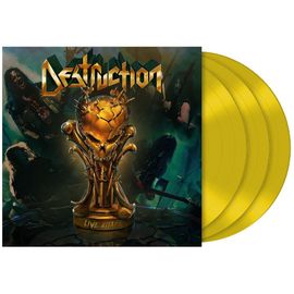 Destruction - Live Attack - 3 Lp Jaunes - Edition Limitée