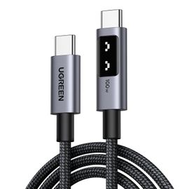 CHECARZHN--NO1- Câble Usb C Vers Usb C Pd 100W 20V 5A Charge Rapide En Nylon Compatible Avec Macbook Ipad Iphone 16 Plus Pro 15 Galaxy S24 Plus Ultra S23 S22 A55 A35 A15 Steam Deck Ps5 Manette (2M)