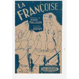 Partition " La Françoise " Accordéon Chant.