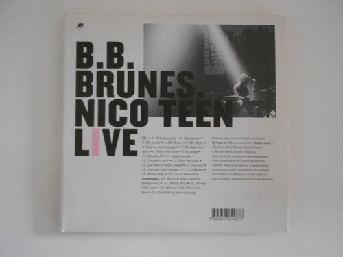 B.B.Brunes : Nico Teen Live "Cdx2 Digipack"