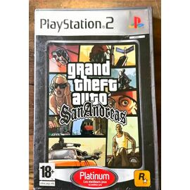 Jeu PS2 Grand Theft Auto: San Andreas ¿ Édition Platinum ¿ Action monde ouvert ¿ PEGI 18+ ¿ Audio français ¿ Sous-titres français ¿ Vendu par Blaspo