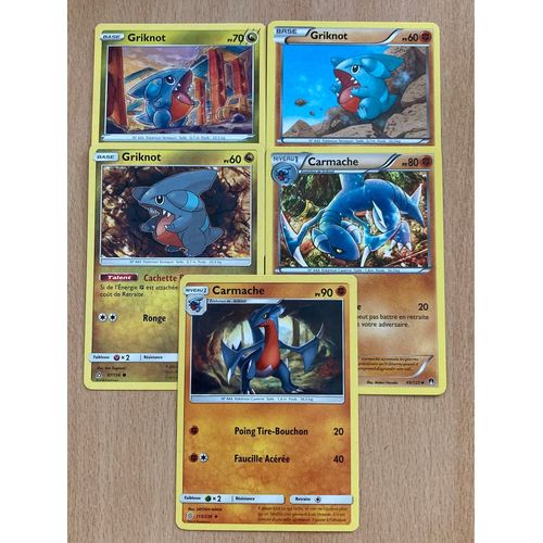 (2803) 3x Griknot + 2x Carmache (Pokemon)