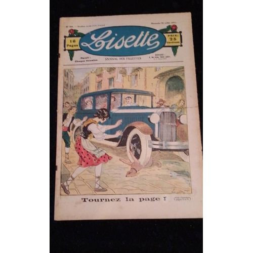 Revue Lisette Journal Des Fillettes Numéro 30 Du Dimanche 26 Juillet 1931 Tournez La Page !