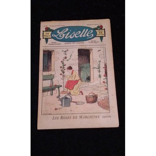 Revue Lisette Journal Des Fillettes Numéro 39 Du Dimanche 27 Septembre 1931 Les Roses De Marceline