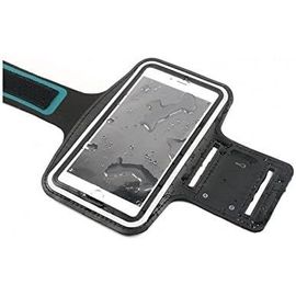 Brassard De Sport Pour Samsung Galaxy J6 2018 - Brassard Pour Smartphone, Accessoire De Sport Avec Poche Pour Les Clés Galaxy J6 - Accessoire Sport, Brassard Téléphone Portable Noir